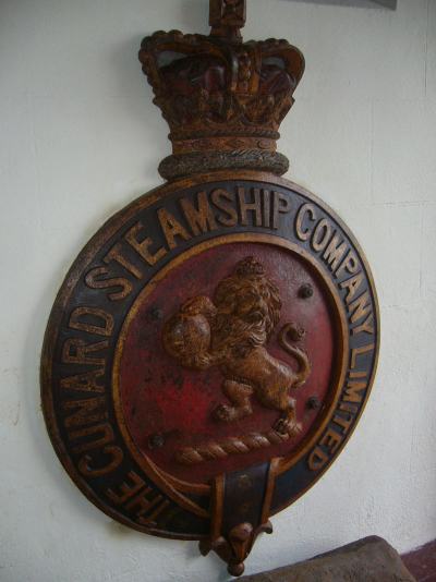 Cunard Crest after Restoration